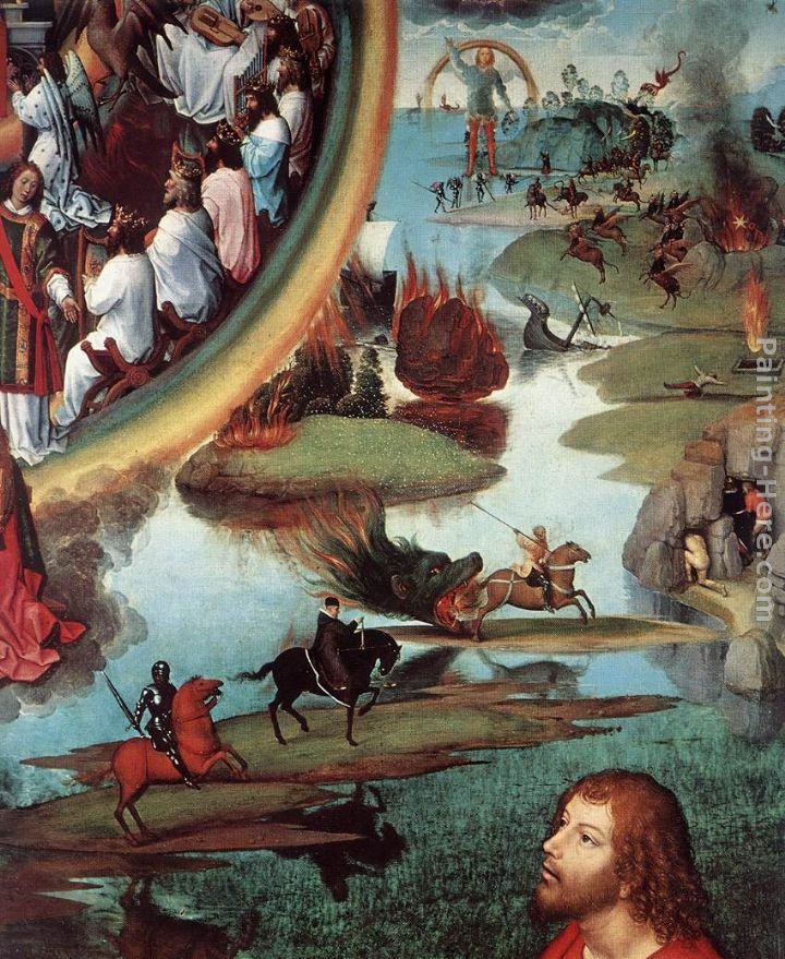 Hans Memling St John Altarpiece [detail 9, right wing]